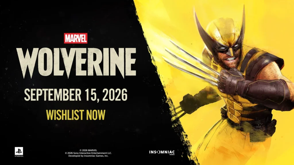 Marvel's Wolverine release date - September 15, 2026 confirmed
