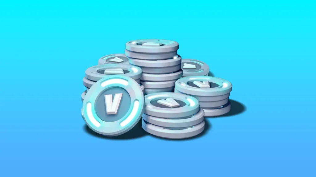 Fortnite V-Bucks price increase image showing V-Bucks coins after Epic's March 2026 pricing change